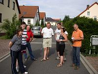  Sammeln der Aktiven auf dem Querweg.